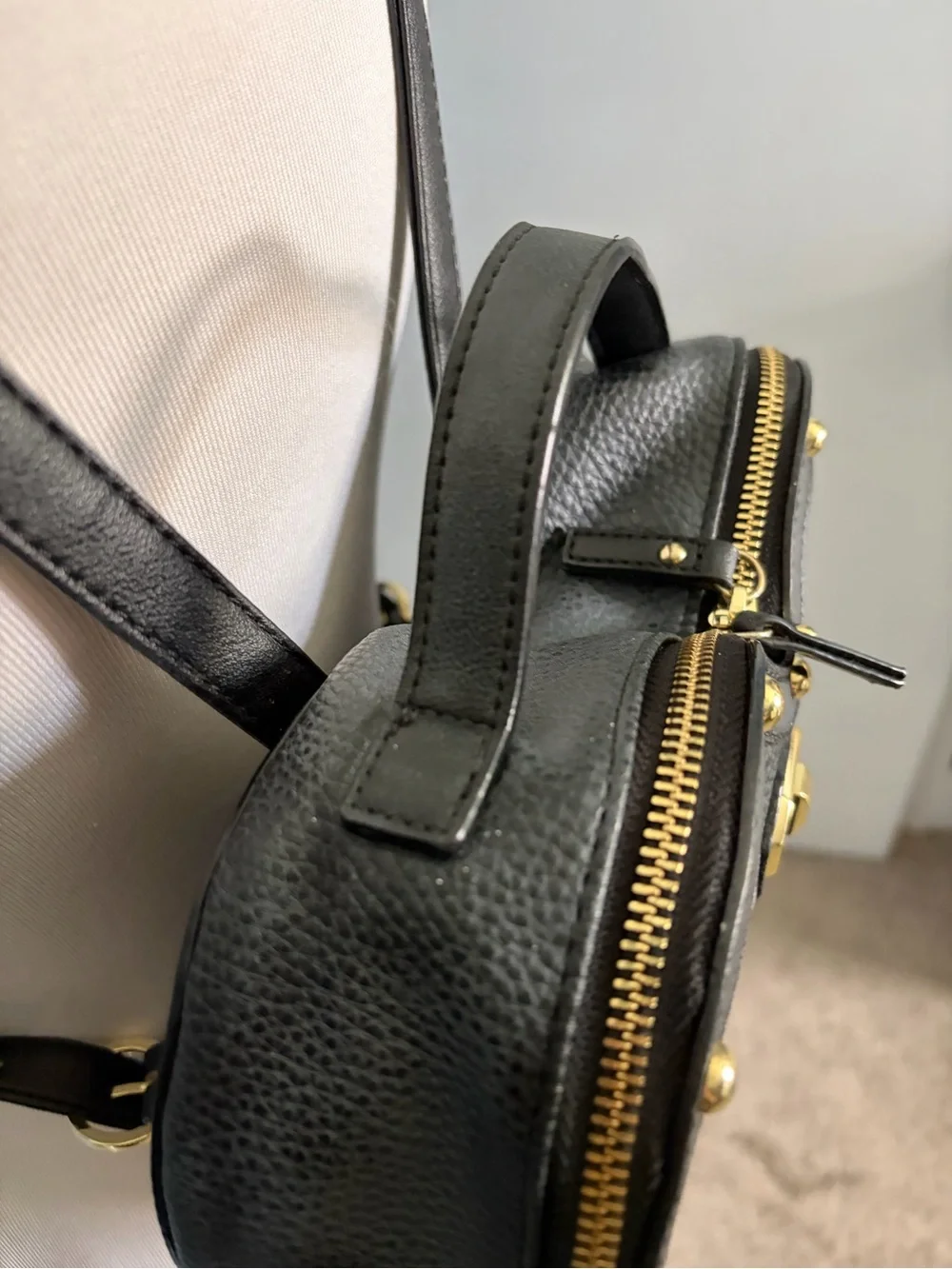 Juicy Couture Black Heart Shaped Backpack